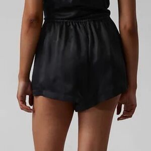 Like new black Athleta calm cool shorts size small